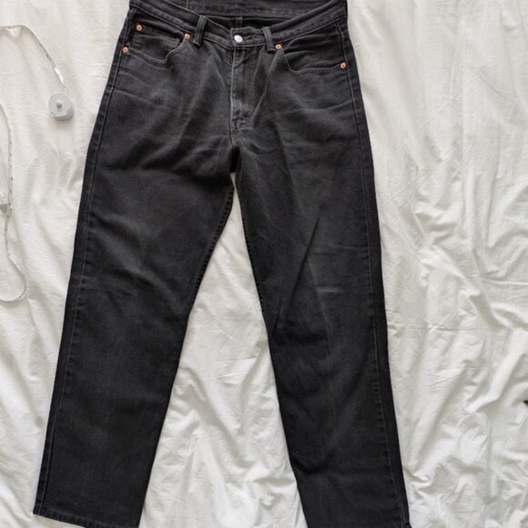 Levi’s 550 Black Relaxed Fit Jeans – Size 34x42 - Picture 4 of 9